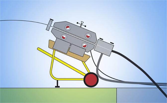 Solución de fibra óptica impulsada por aire